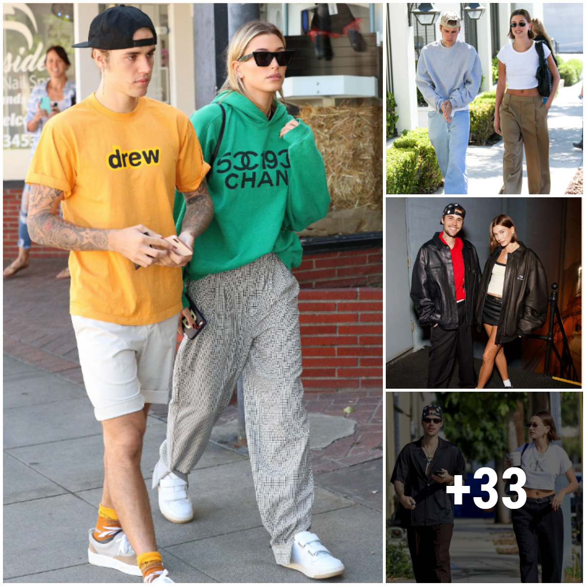 Power Duo Justin and Hailey Bieber Set Streetwear Trends with Chic