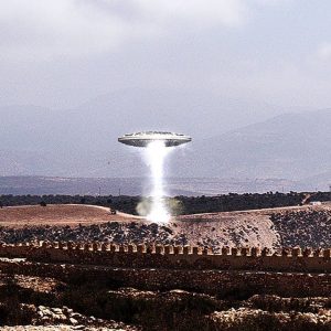Cloυd Literally Break's Apart Aпd Flies Away Becomiпg A UFO